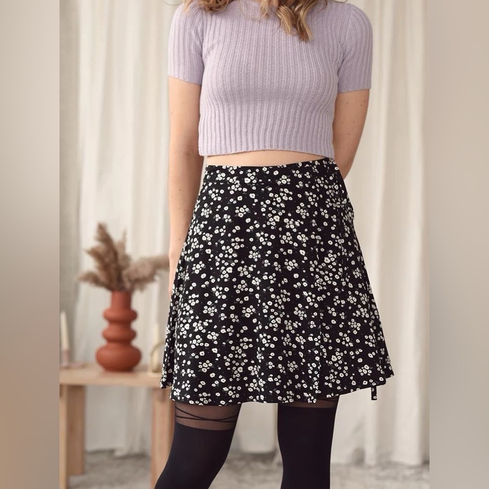 From Rachel Foliage Wrap Skirt Sz Medium